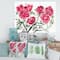 Designart - Vintage Purple Azalea Flower - Traditional Canvas Wall Art Print